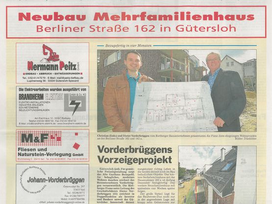 Die Glocke: Neubau Mietwohnungen in Gütersloh