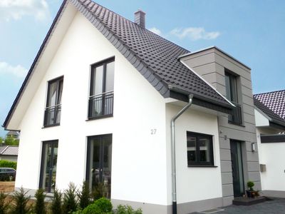 Einfamilienhaus in Rietberg, Putz, Satteldach
